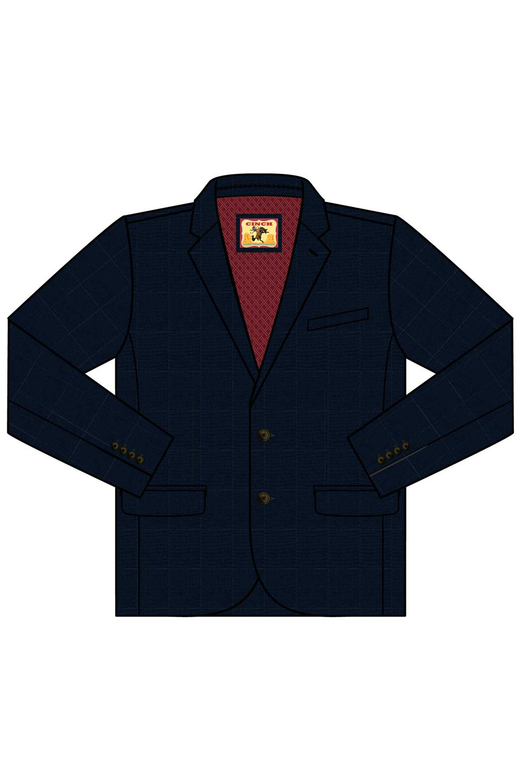 CINCH Men's Black Sport Coat