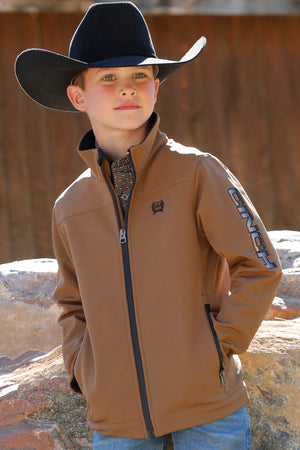 CINCH Boy's Brown Bonded Jacket