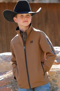 CINCH Boy's Brown Bonded Jacket