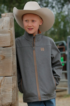 CINCH Boy's Grey Bonded Jacket