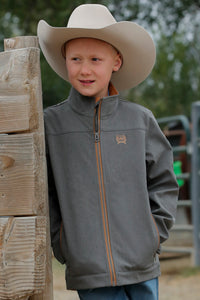 CINCH Boy's Grey Bonded Jacket