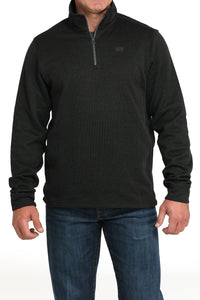 CINCH Men's Black Quarter Zip Pullover