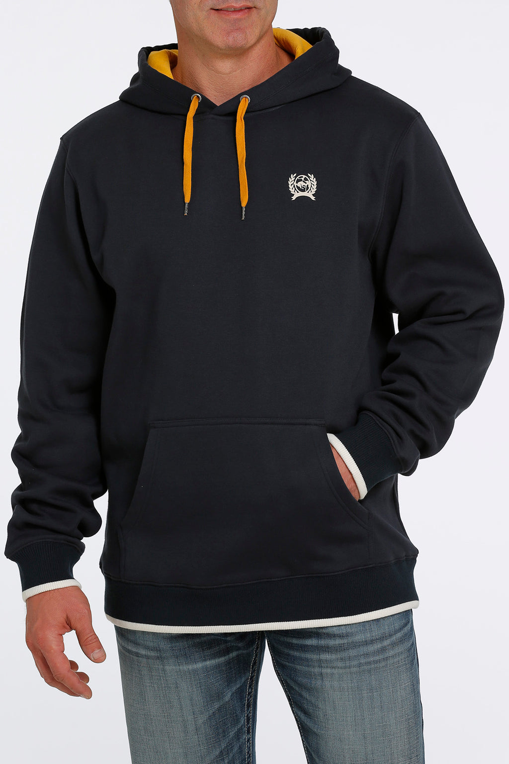 CINCH Men's Navy Pullover Hoodie
