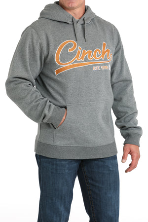 CINCH Men's Grey Hoodie