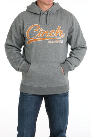 CINCH Men's Grey Hoodie
