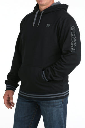 CINCH Men's Black Pullover Hoodie