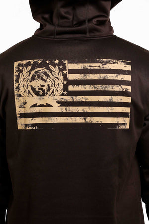 CINCH Men's Brown Pullover Hoodie