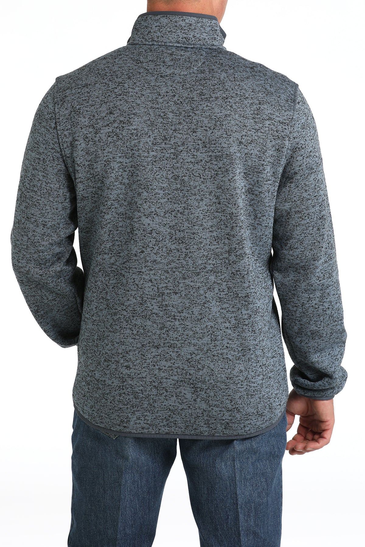 CINCH Men's Sweater Knit Pullover- Blue