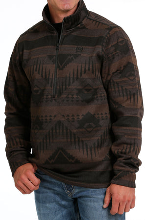 CINCH Men's Half Zip Sweater