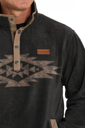 CINCH Men's Charcoal Fleece Pullover