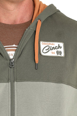 CINCH Men's Olive Pullover Hoodie