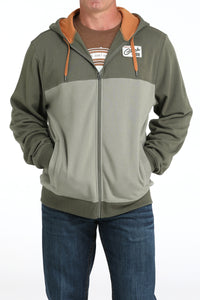 CINCH Men's Olive Pullover Hoodie