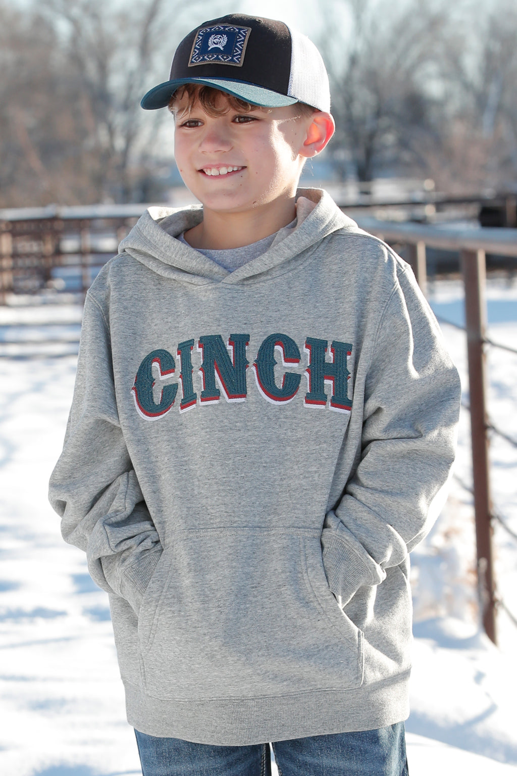 CINCH Boy's Pullover Hoodie