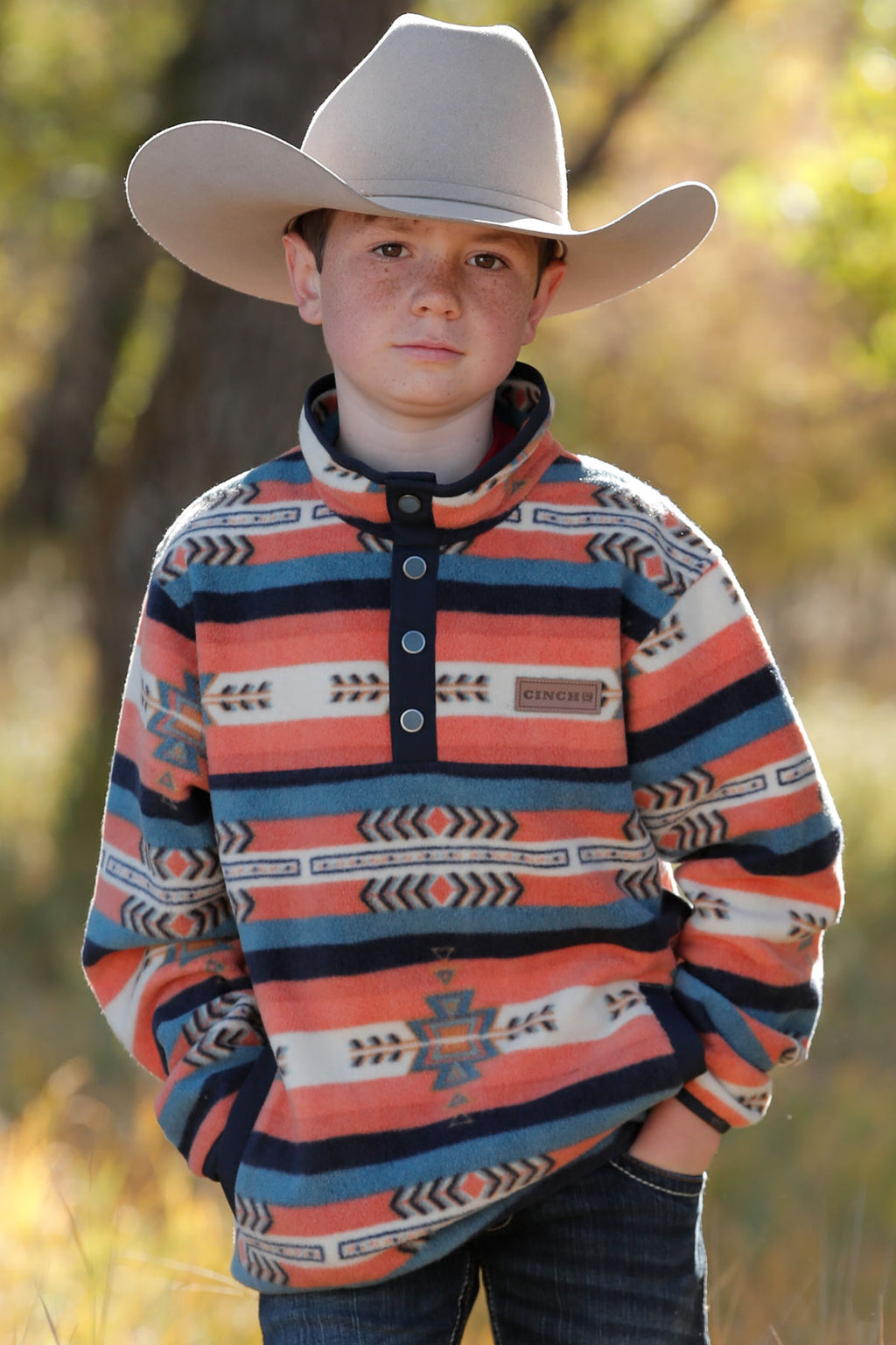 CINCH Boy's MATCH DAD Pullover Fleece