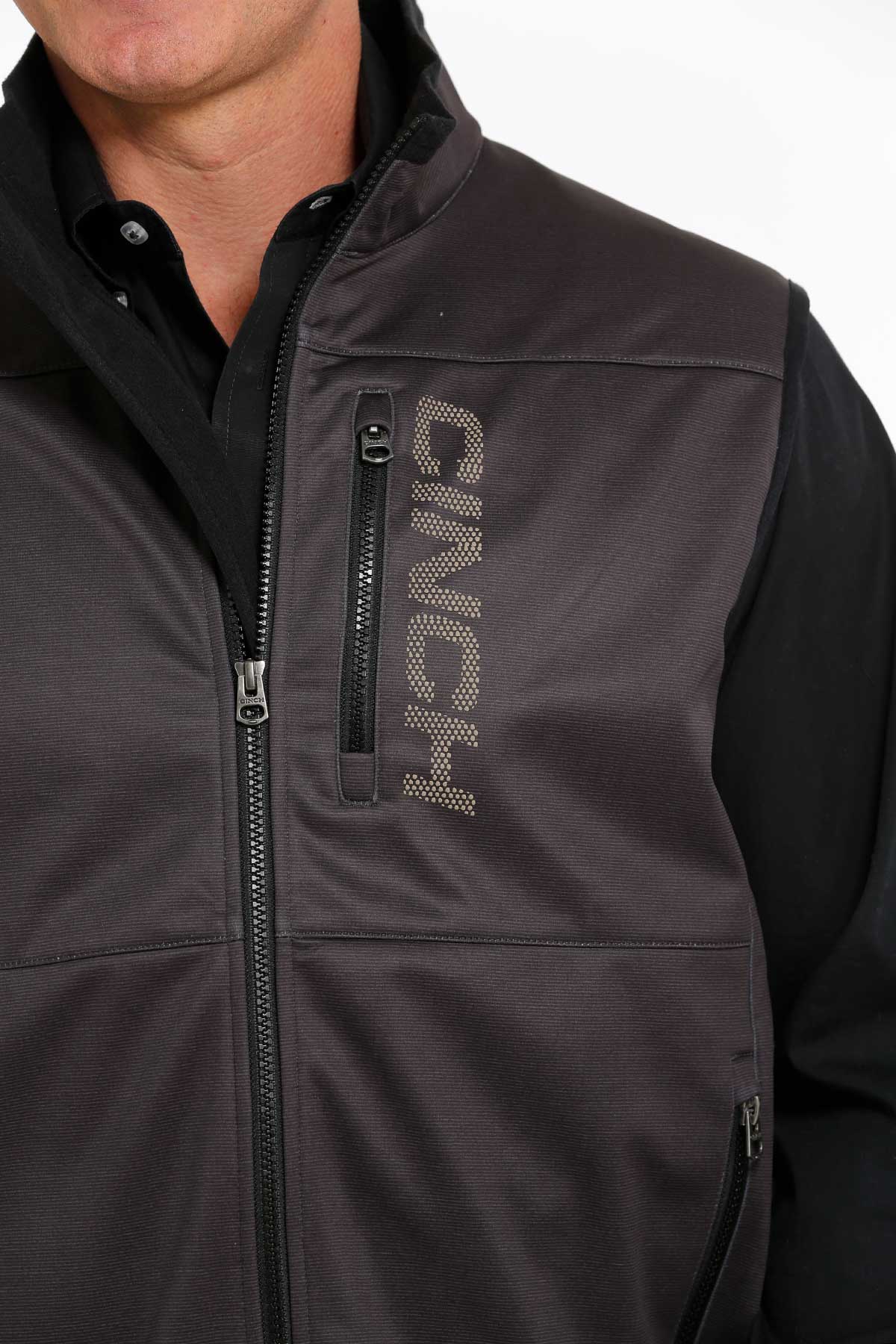 CINCH Men's Black Windproof Vest