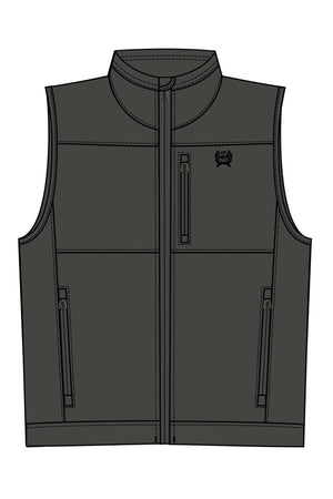 CINCH Men's Grey Windproof Vest