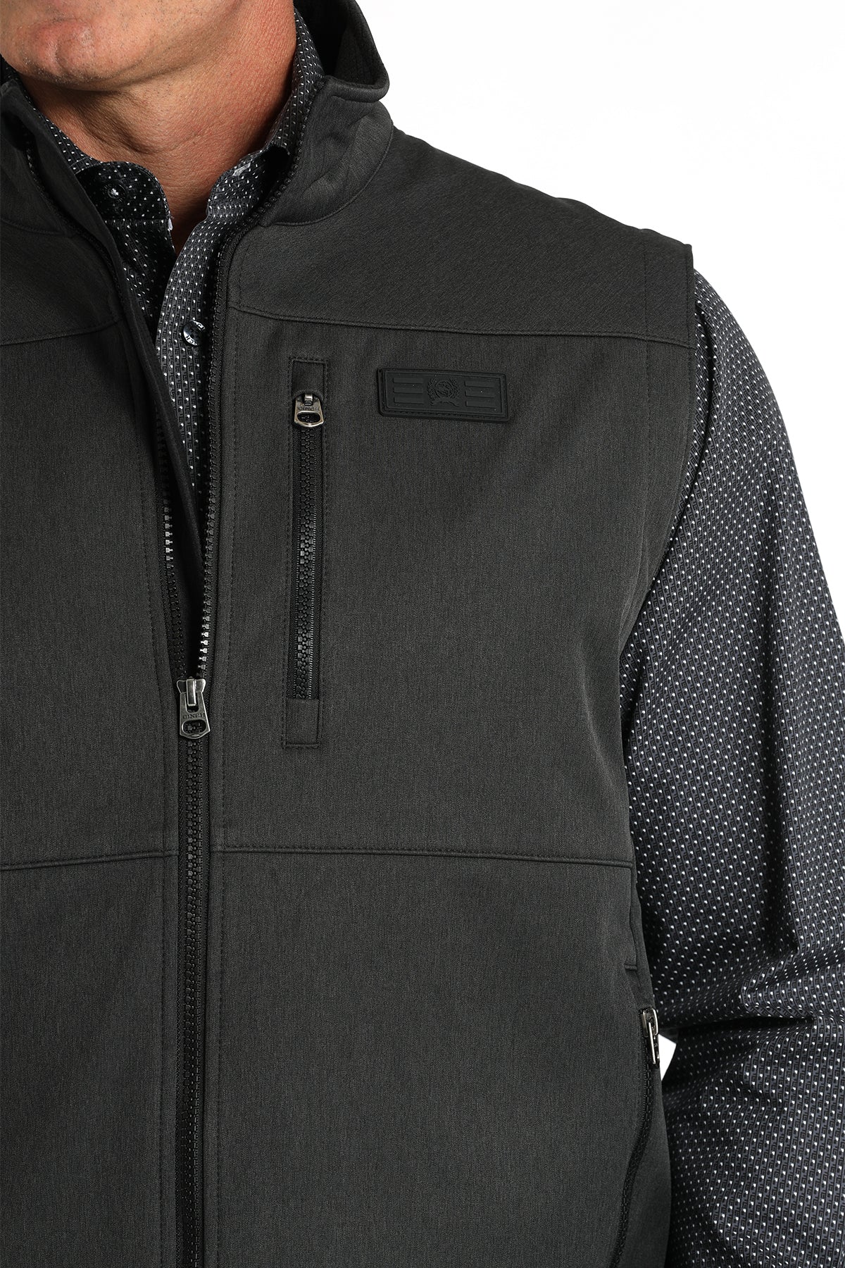 CINCH Men's Black Softshell Vest