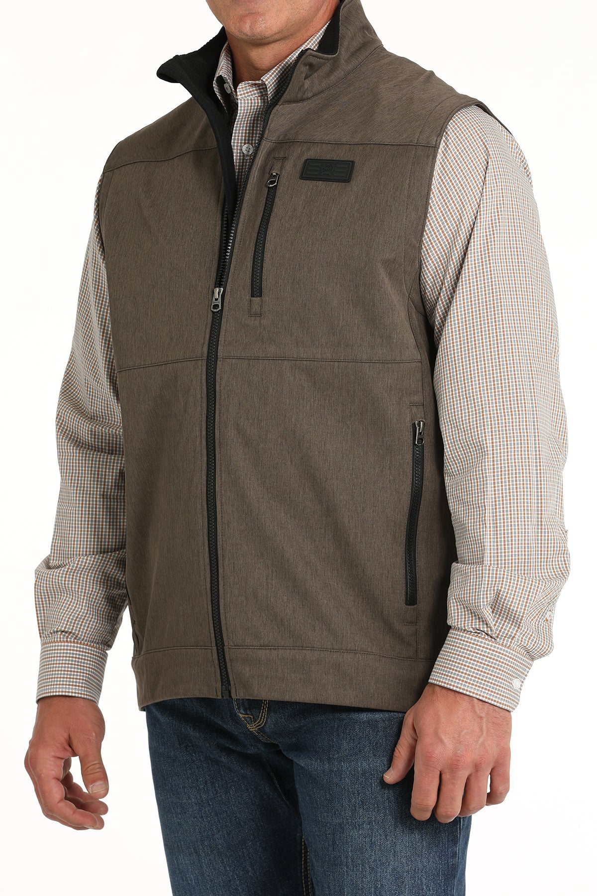 CINCH Men's Brown Softshell Vest