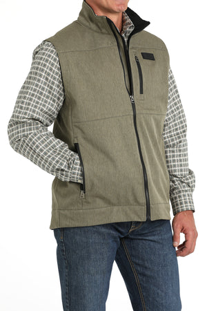 CINCH Men's Olive Softshell Vest