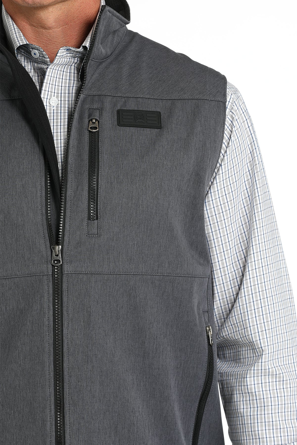 CINCH Men's Navy "Match Boy's" Softshell Vest