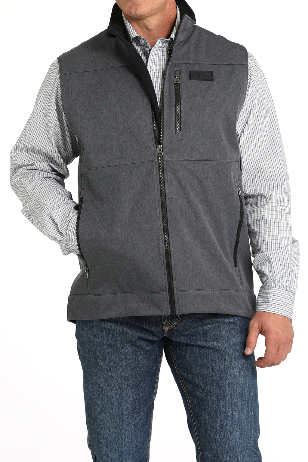 CINCH Men's Navy "Match Boy's" Softshell Vest