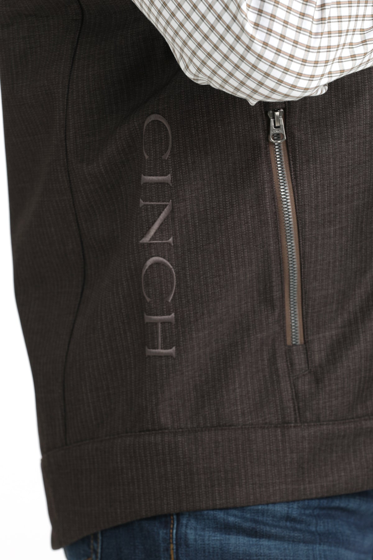 CINCH Men's Brown Bonded Vest