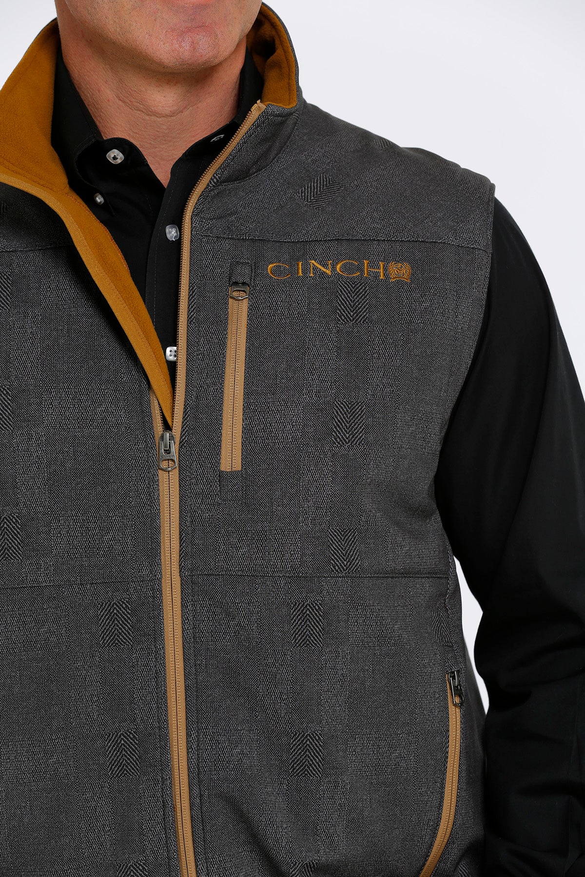 CINCH Men's Charcoal Concealed Carry Bonded Vest