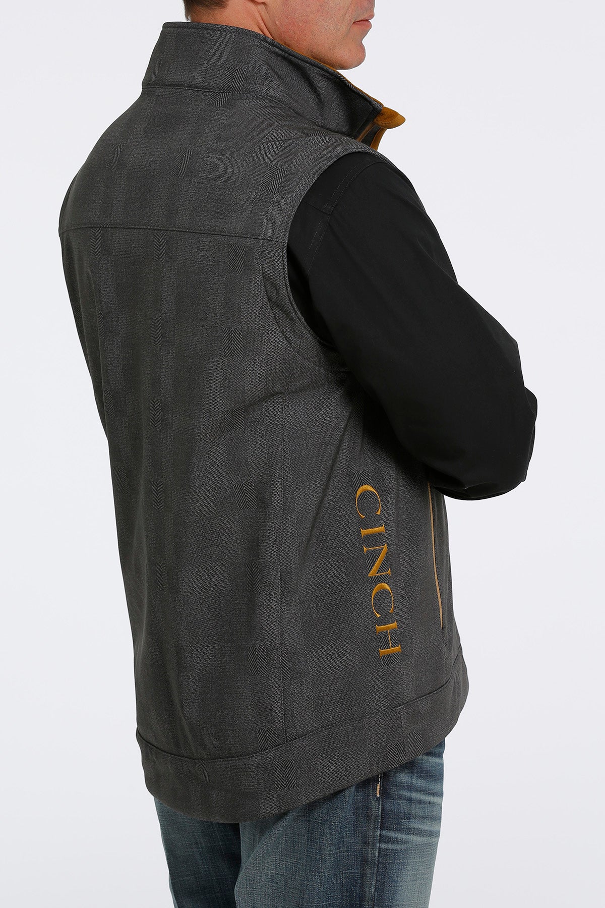 CINCH Men's Charcoal Concealed Carry Bonded Vest