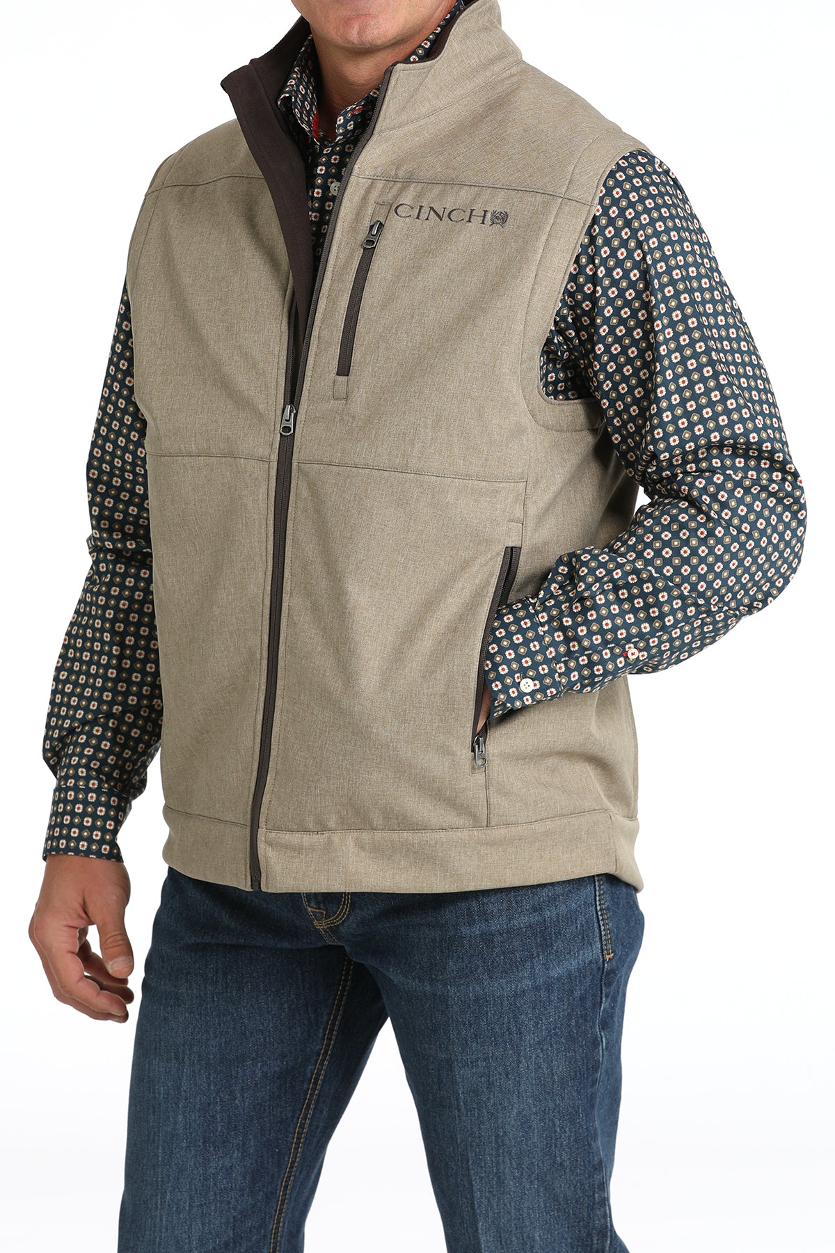 CINCH Men's Concealed Carry Wooly Vest