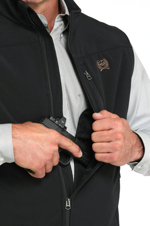 CINCH Men's Black Concealed Carry Bonded Vest