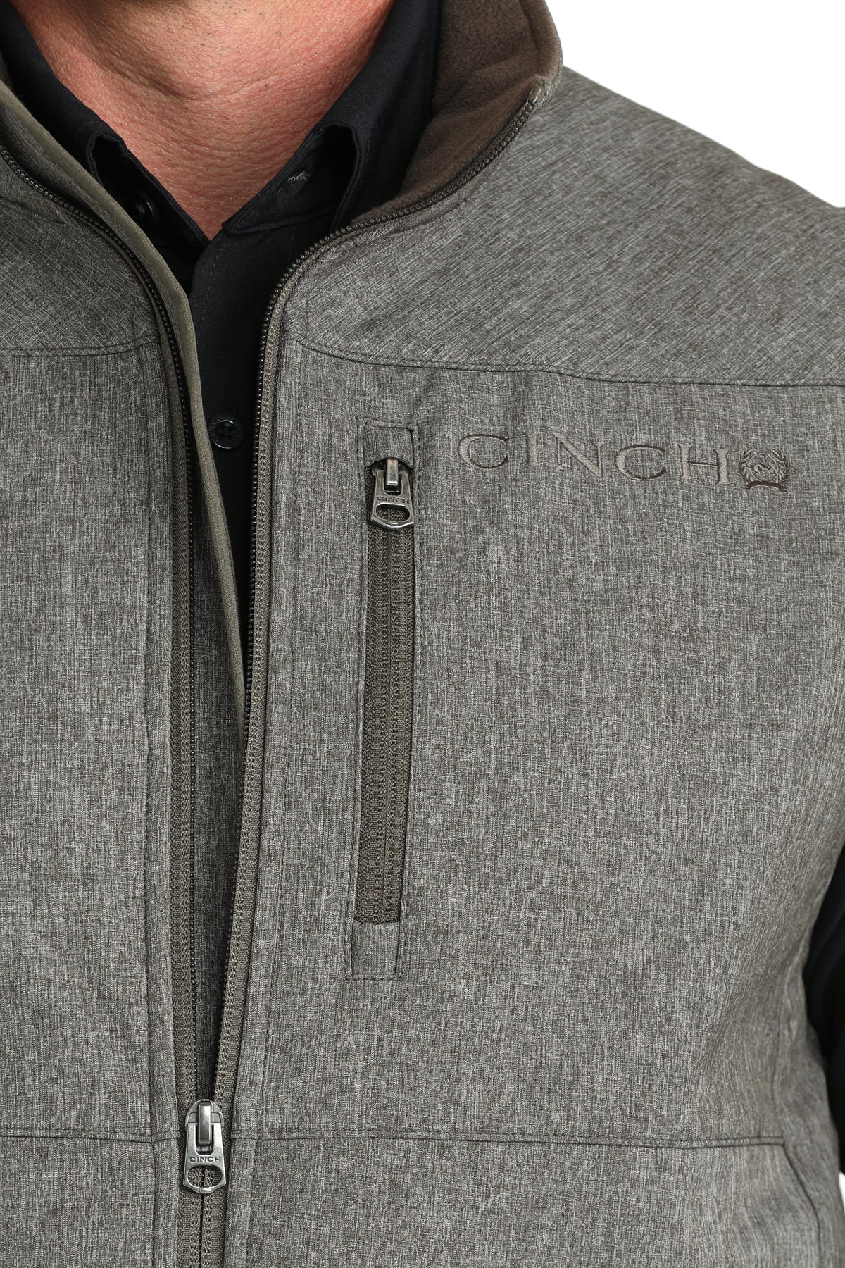 CINCH Men's Olive Concealed Carry Bonded Vest