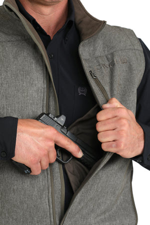 CINCH Men's Olive Concealed Carry Bonded Vest