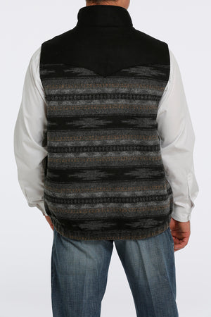 CINCH Men's Black Concealed Carry Wooly Vest