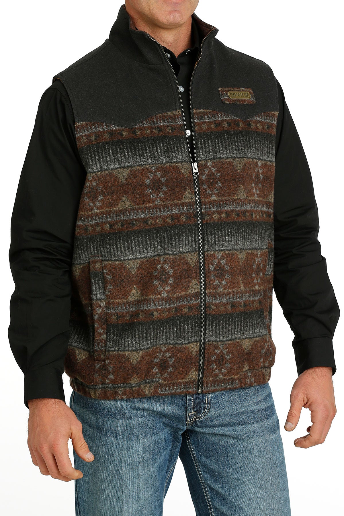 CINCH Men's Concealed Carry Wooly Vest