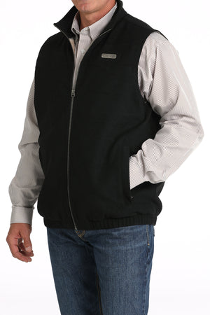 CINCH Men's Black Concealed Carry Wooly Vest