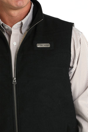 CINCH Men's Black Concealed Carry Wooly Vest