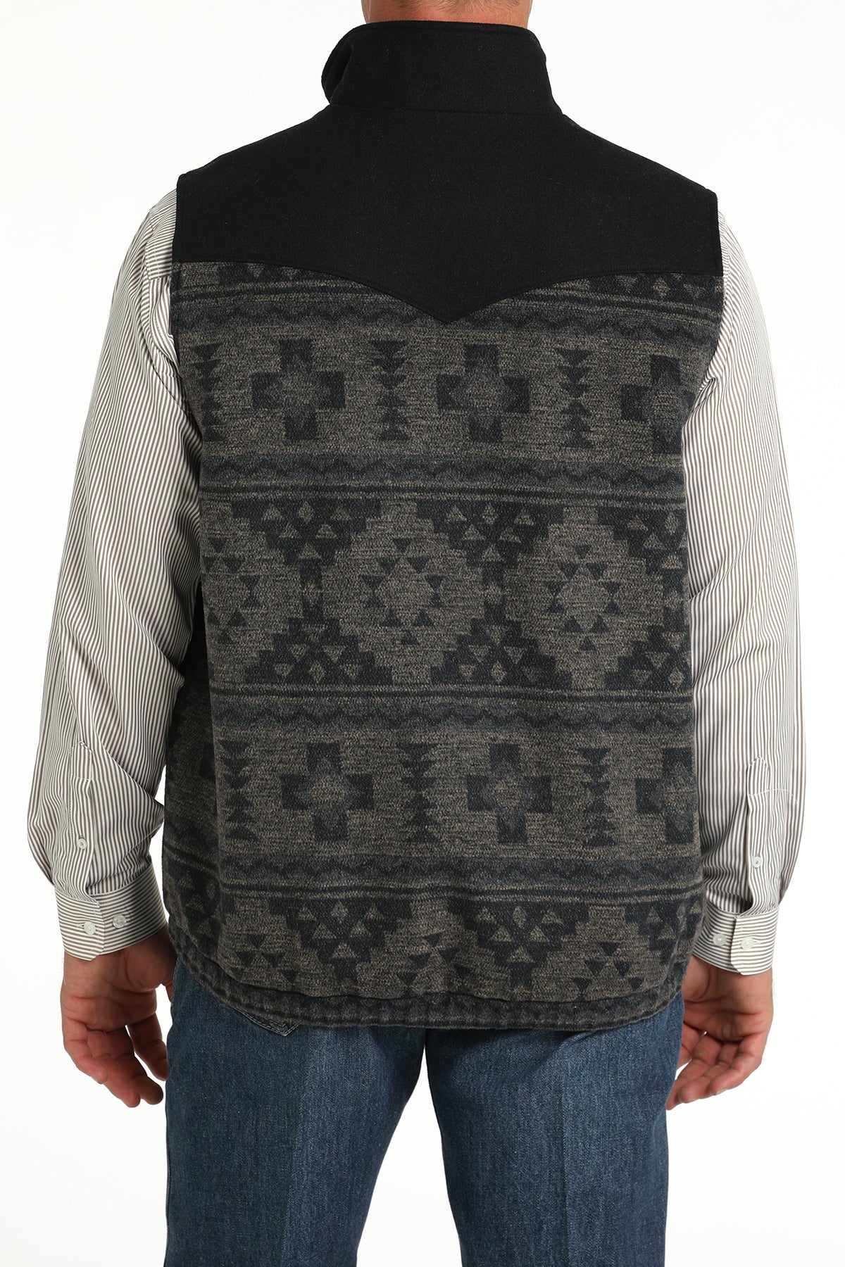 CINCH Men's Navy Concealed Carry Wooly Vest