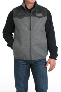 CINCH Men's Grey Concealed Carry Wooly Vest