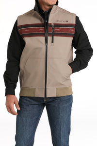 CINCH Men's Khaki Bonded Vest