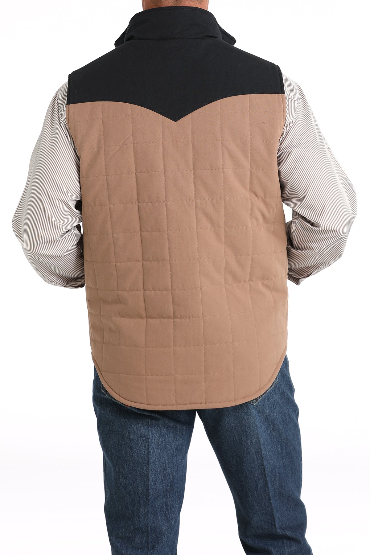 CINCH Men's Khaki Reversible Vest