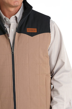 CINCH Men's Khaki Reversible Vest