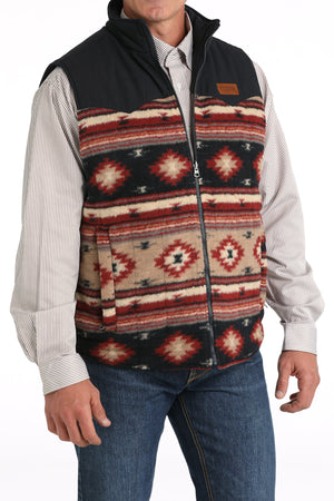 CINCH Men's Khaki Reversible Vest