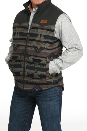 CINCH Men's Brown Reversible Vest