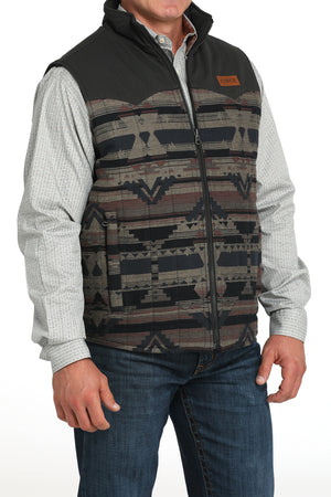 CINCH Men's Brown Reversible Vest