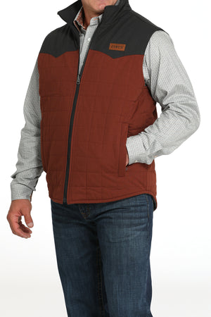 CINCH Men's Brown Reversible Vest