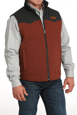 CINCH Men's Brown Reversible Vest