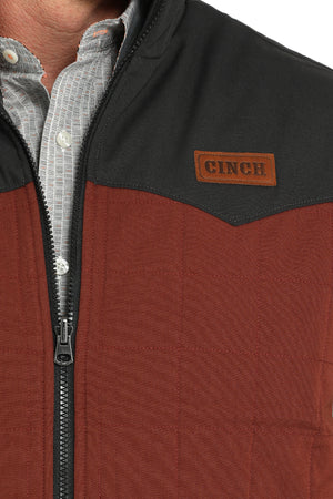 CINCH Men's Brown Reversible Vest