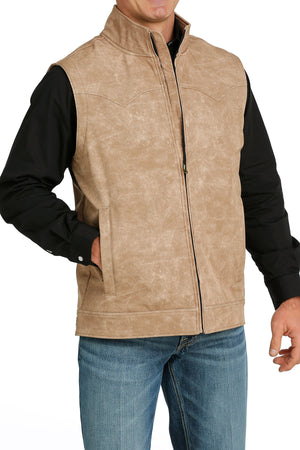 CINCH Men's Tan Concealed Carry Bonded Vest (Reg)