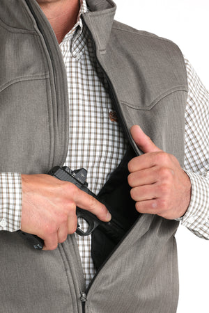 CINCH Men's Brown Concealed Carry Bonded Vest