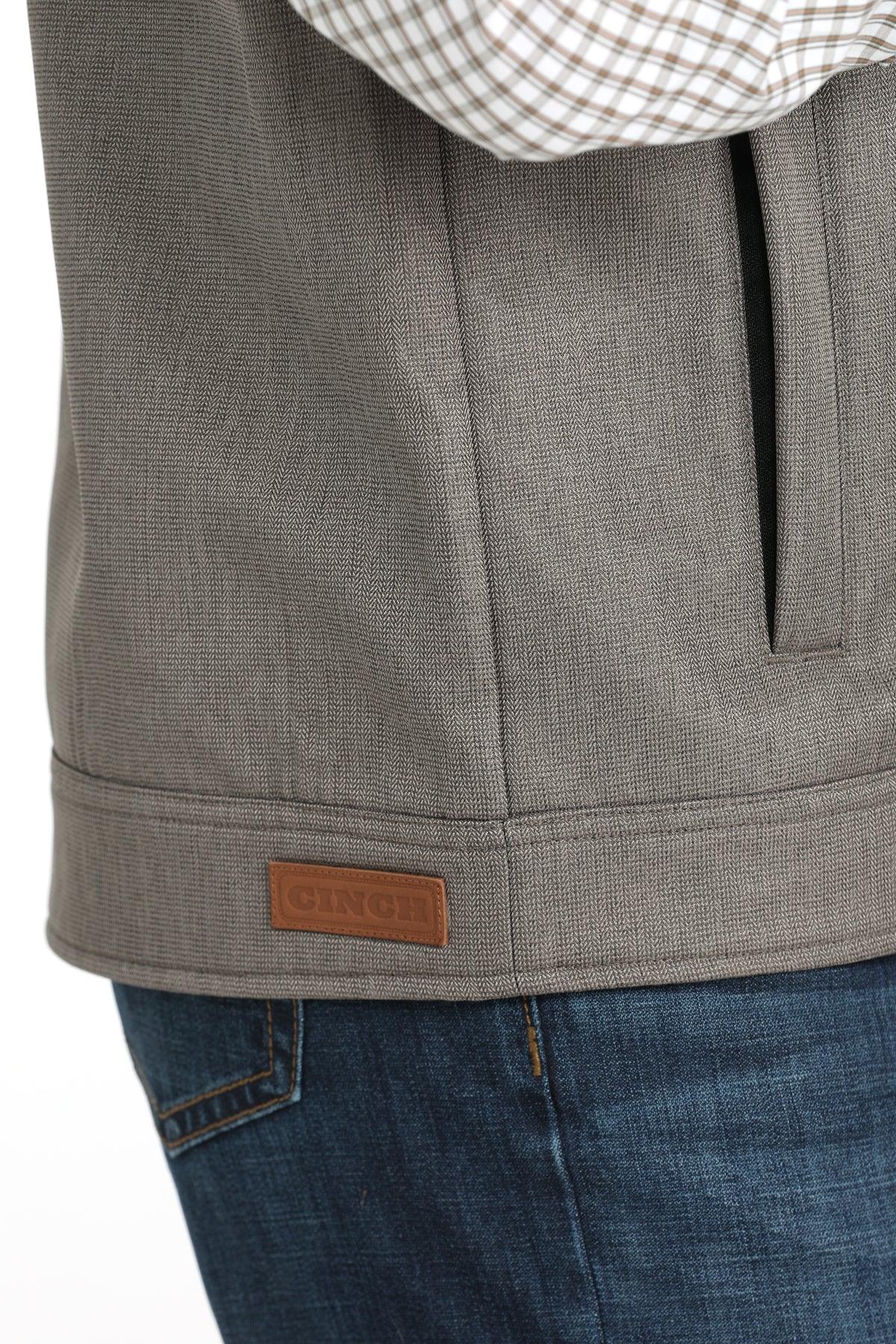 CINCH Men's Brown Concealed Carry Bonded Vest
